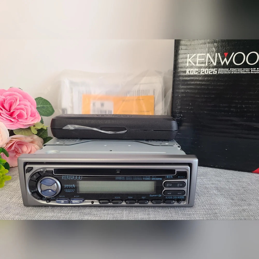 Kenwood KDC-2025 1-DIN CD Player With Sirius Radio Ready Car Stereo